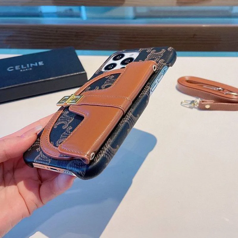 春もの新作 セリーヌ ハンドストラップ付き iPhone ケース コピー Ceg94608