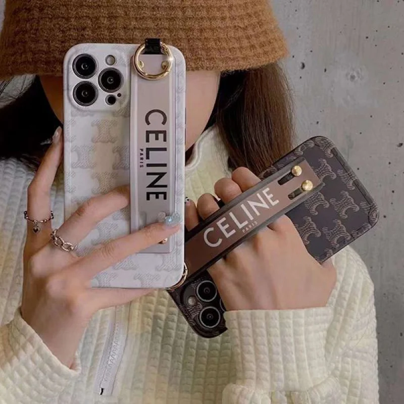《大人気》セリーヌ ハンドストラップ付き iPhone ケース スーパーコピー Cek66147