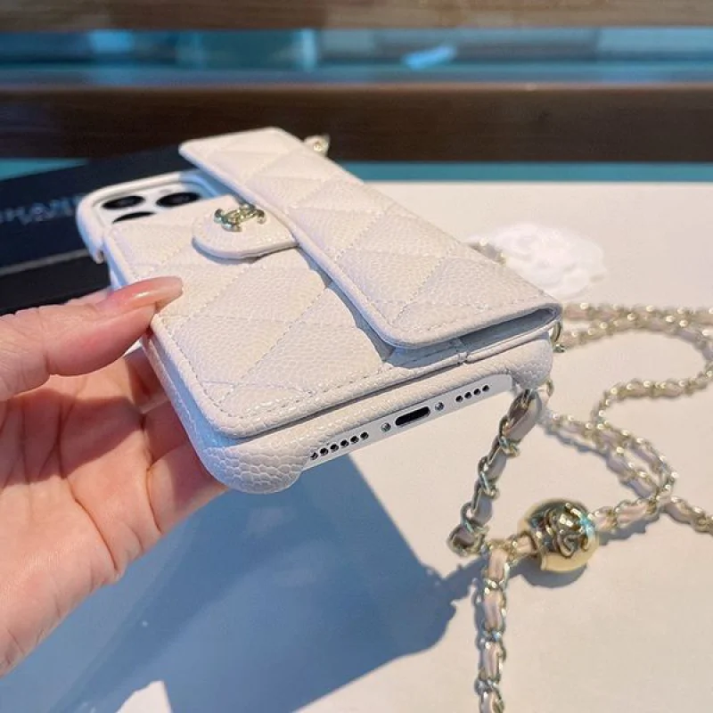 シャネルチェーン付き iphone13 コピー/14Proケース shf52662