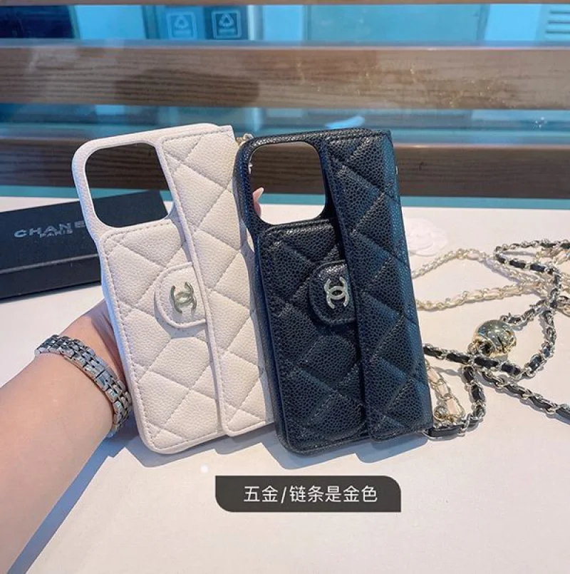 シャネルチェーン付き iphone13 コピー/14Proケース shf52662