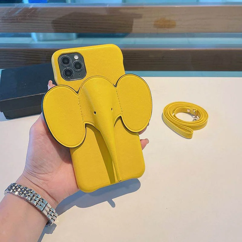 可愛い限定SALE★ロエベ iphoneケース コピーエレファント★Anagram 象 C719C80X0