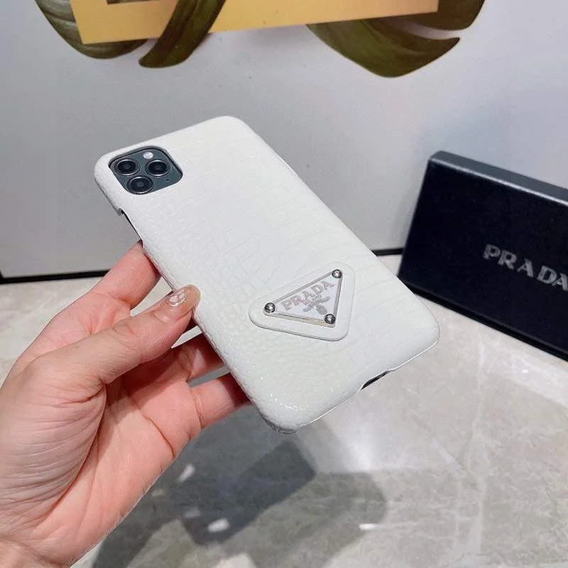 プラダ ケース コピー トライアングルロ ワニ柄 iPhone12/13/proケース超人気 pui22351