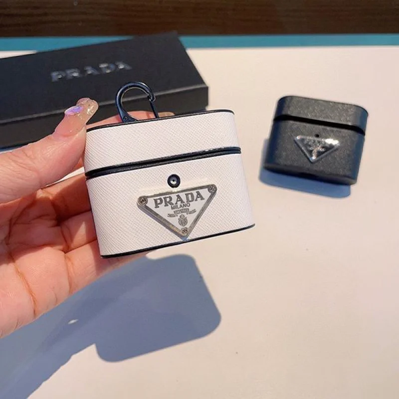お洒落で可愛い プラダ レザー AirPods Proケース コピー puj21020