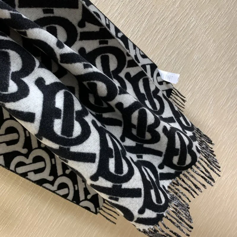 春もの新作バーバリー モノグラム カシミアショール コピー Bah68776