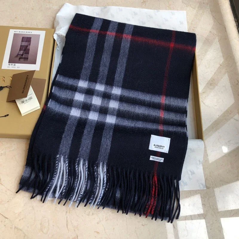 ★日本!!人気!バーバリー クラシック カシミヤ チェック マフラー コピー Baz55103