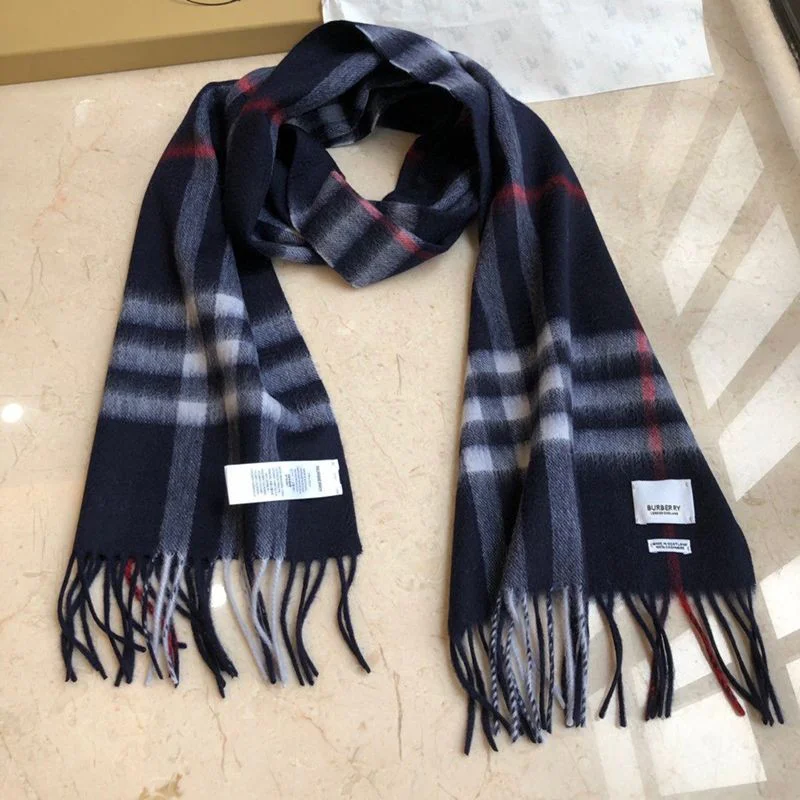 ★日本!!人気!バーバリー クラシック カシミヤ チェック マフラー コピー Baz55103