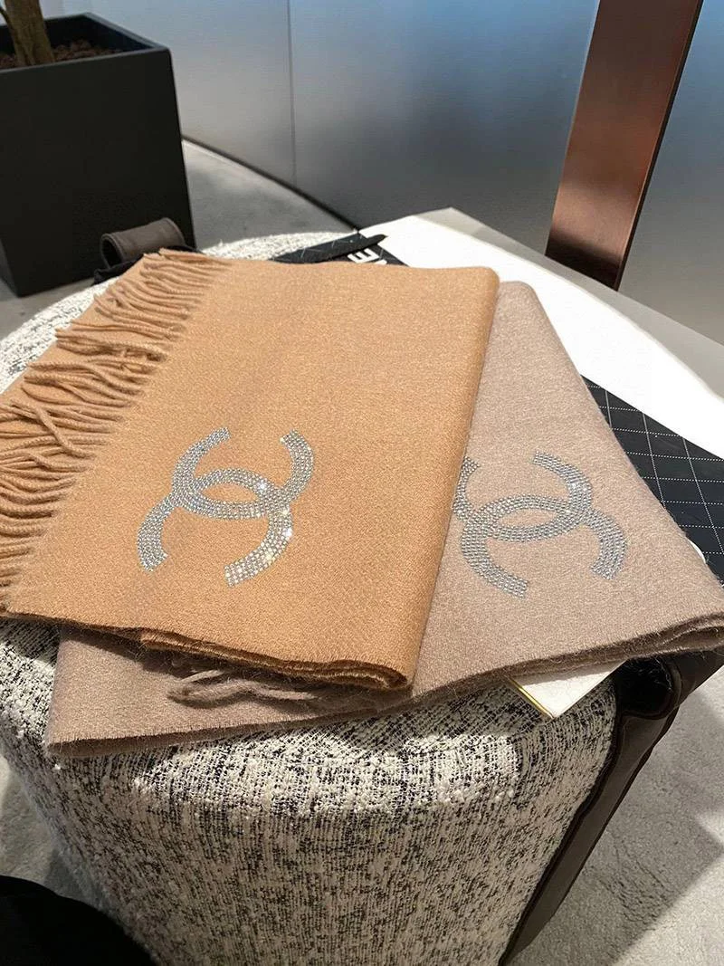完売必至 シャネル ストール ウールコピー シルク カシミヤ CC shk37277
