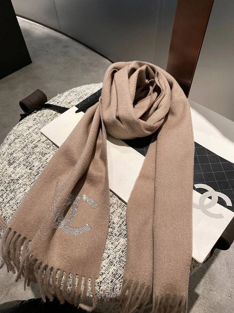 完売必至 シャネル ストール ウールコピー シルク カシミヤ CC shk37277
