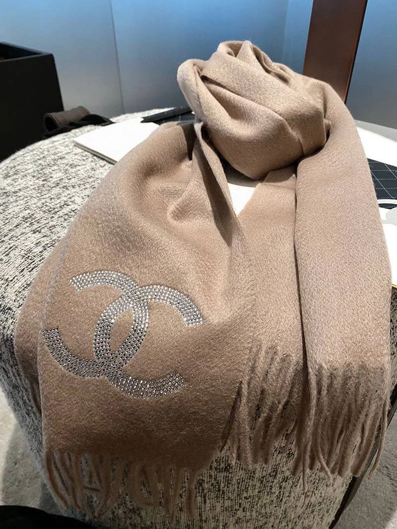完売必至 シャネル ストール ウールコピー シルク カシミヤ CC shk37277