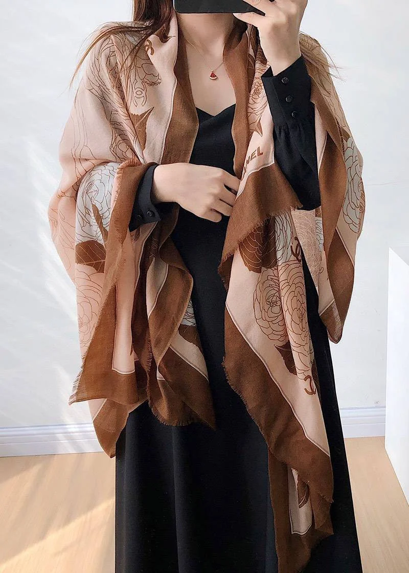 【日本未発売】シャネル カシミヤ スカーフ・ストール sho16632