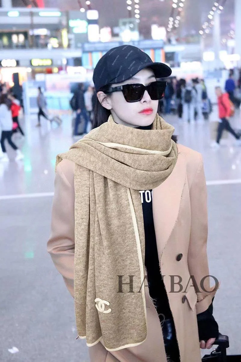シャネル カシミヤ ニット マフラー偽物・ストール sht38968