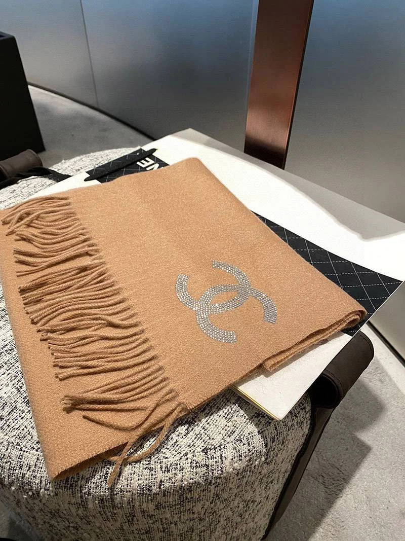 秋冬新作 完売必至 シャネル ストール ウールコピー シルク カシミヤ CC shw31014