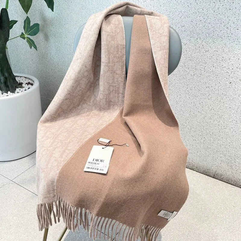入手困難 ディオール コピー カシミア100% オブリーク スカーフ マフラー deh36896