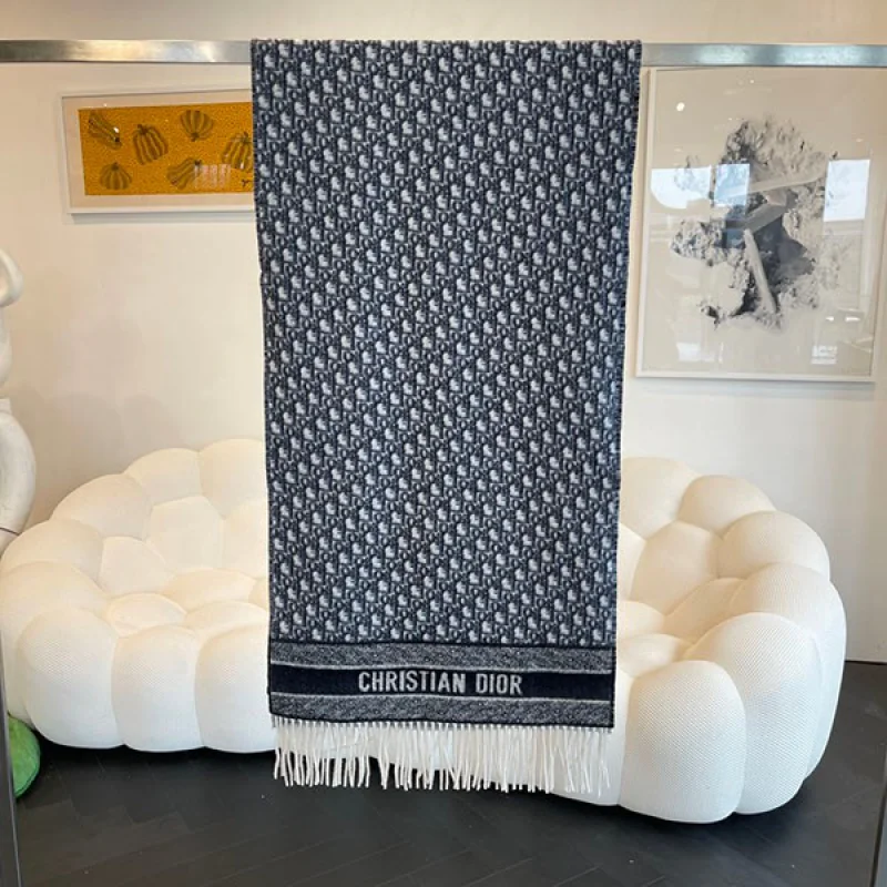 ★完売必須★ディオール オブリーク カシミヤ マフラー コピー 45x200 cm♪ dep95813