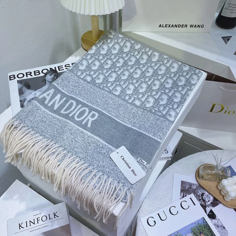稀少 ディオール マフラー コピー ショール カシミア・カシミヤ・コットン det61506