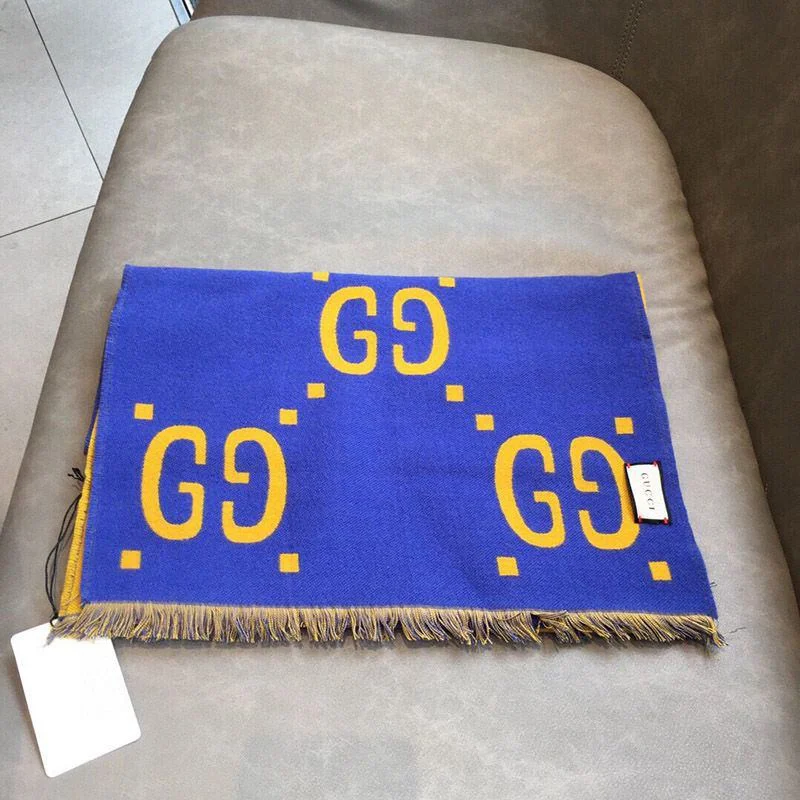 定番 グッチ★GGウール ラメ ジャカードコピー スカーフ/マフラー gua53622