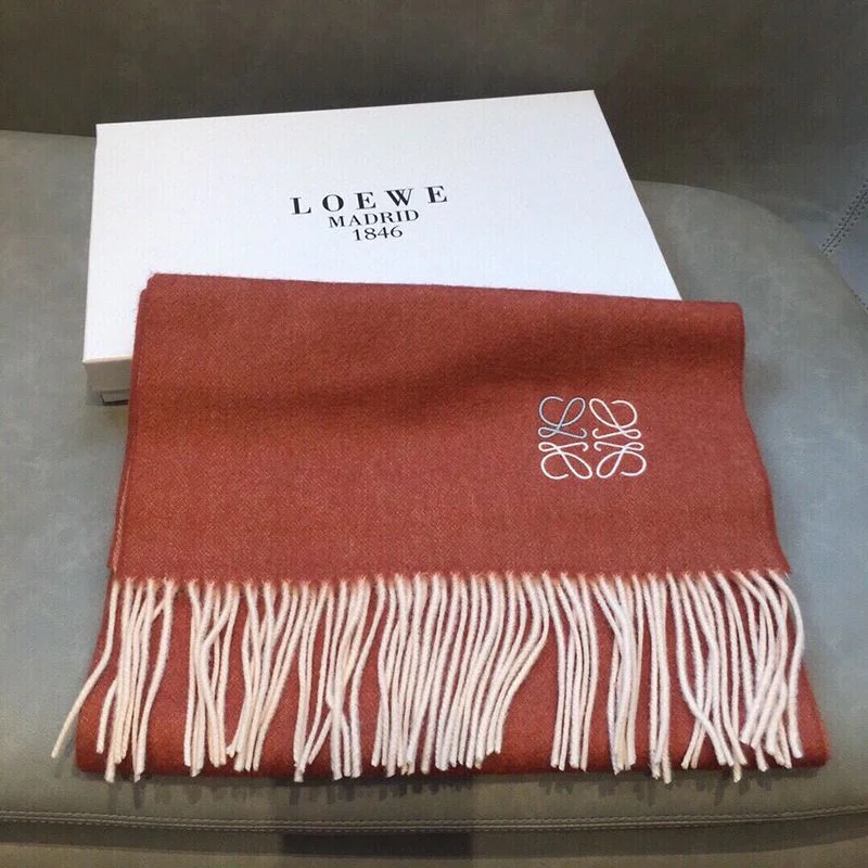日本未入荷ロエベ バイカラー スカーフ コピー(ウール&amp;カシミヤ) loa01676