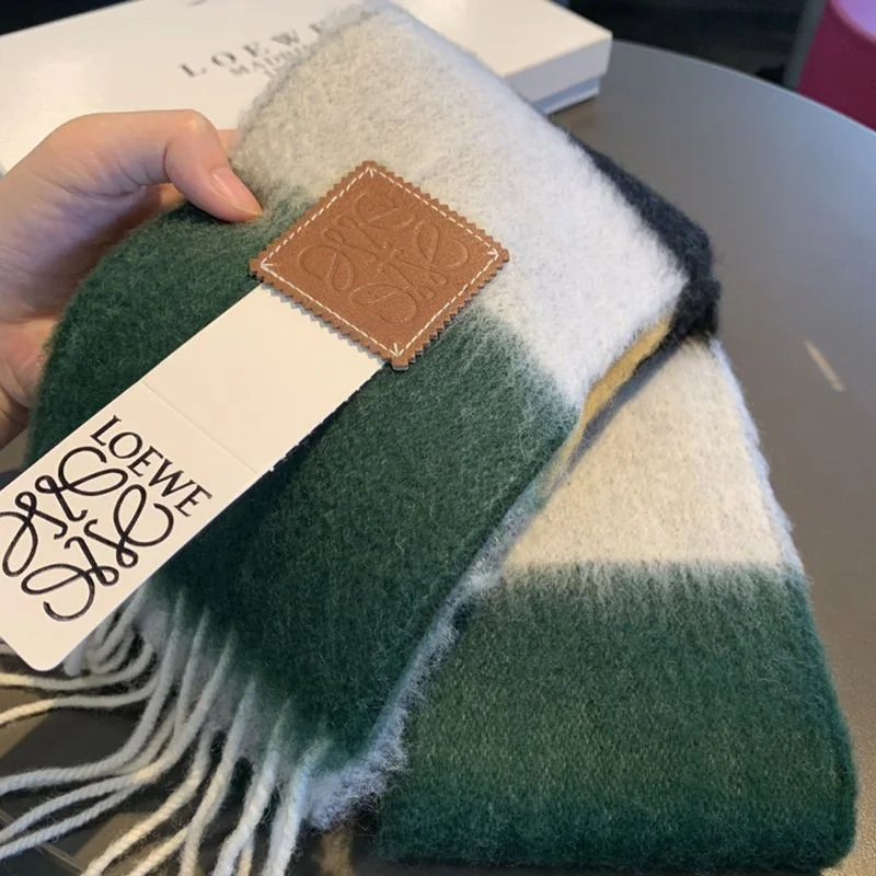 完売必至ロエベ ストライプ スカーフ コピー (モヘア) loa92123