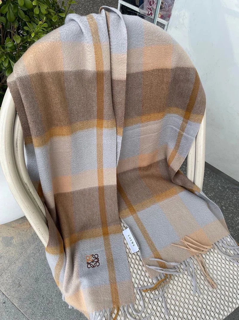 完売必至ロエベ ストライプ スカーフ 偽物(カシミヤ) loe34835