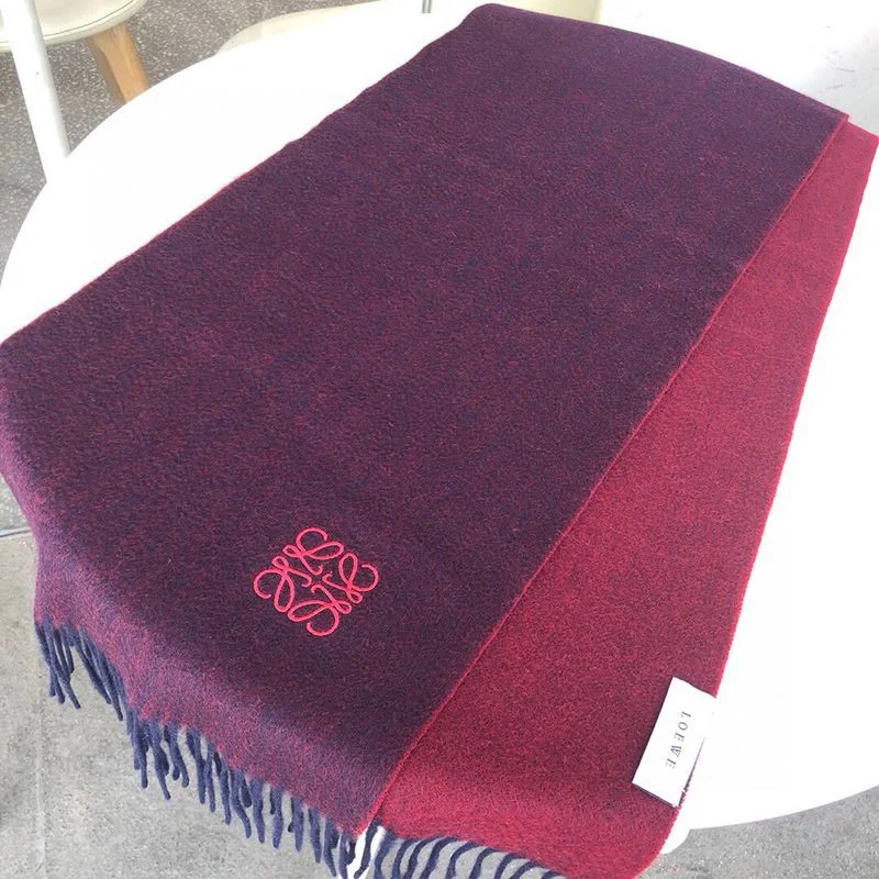 大人気!!新色ロエベ バイカラー スカーフ コピー (ウール&カシミヤ) loh29898