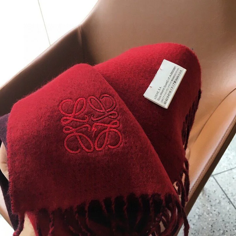 大人気!!新色ロエベ バイカラー スカーフ コピー (ウール&カシミヤ) loh29898