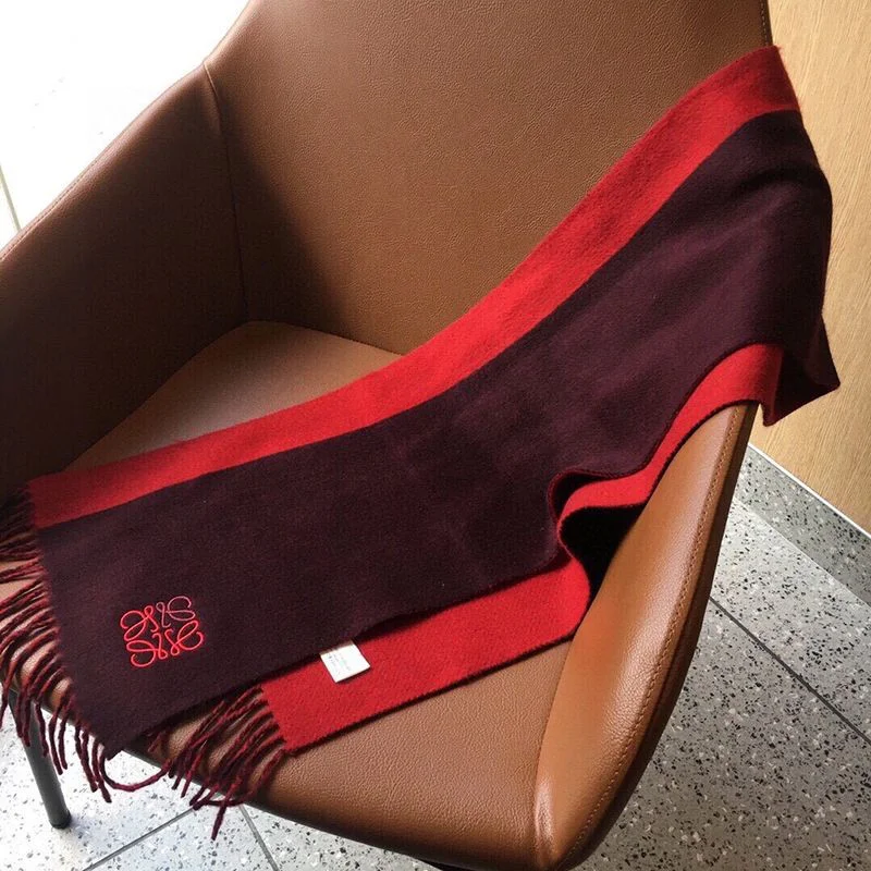 大人気!!新色ロエベ バイカラー スカーフ コピー (ウール&カシミヤ) loh29898