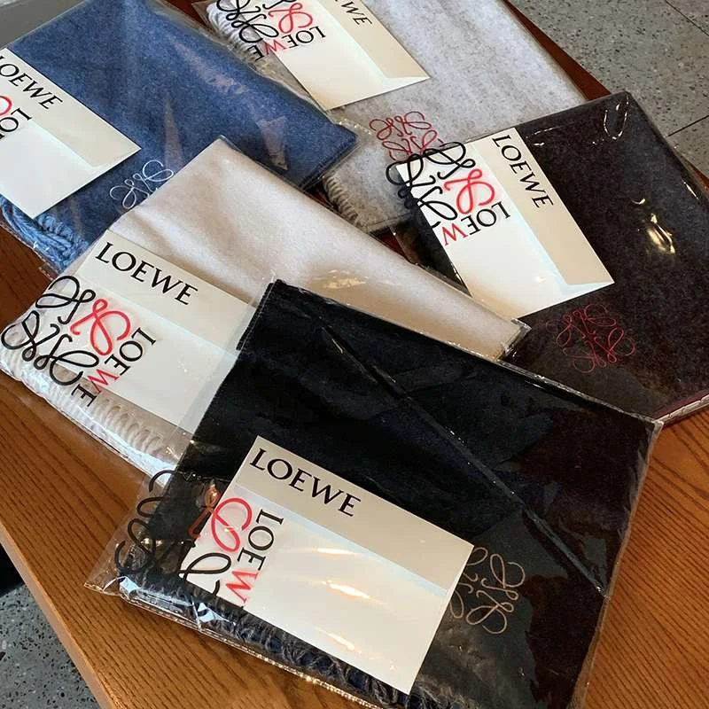 大人気!ロエベ バイカラー スカーフ 偽物 (ウール&カシミヤ) lou39445
