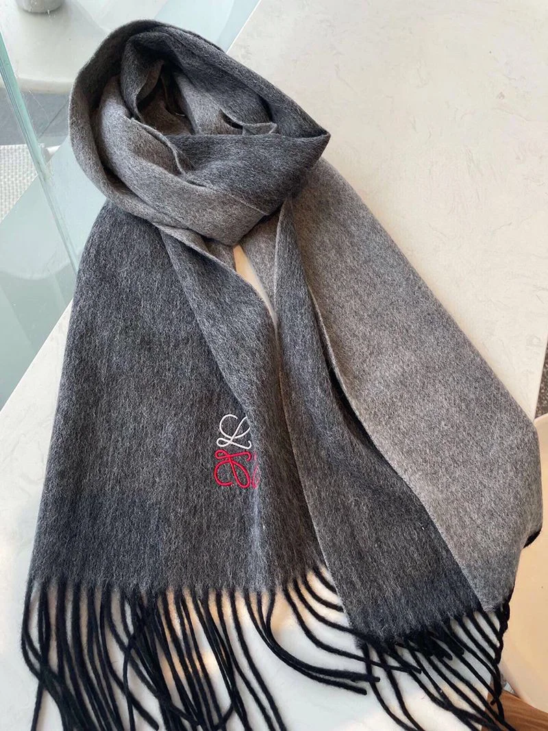 21-22AWロエベ バイカラー スカーフ 偽物 (ウール&amp;カシミヤ) lou71765