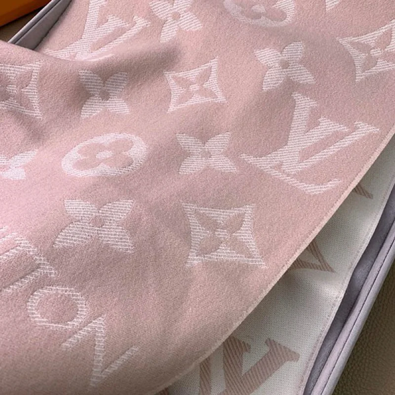 定番 ルイヴィトン モノグラム ウールマフラー コピー エシャルプ・LV エセンシャル M77854