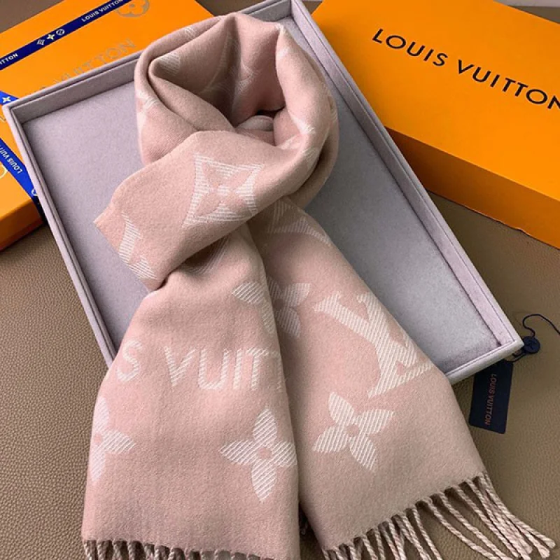 定番 ルイヴィトン モノグラム ウールマフラー コピー エシャルプ・LV エセンシャル M77854