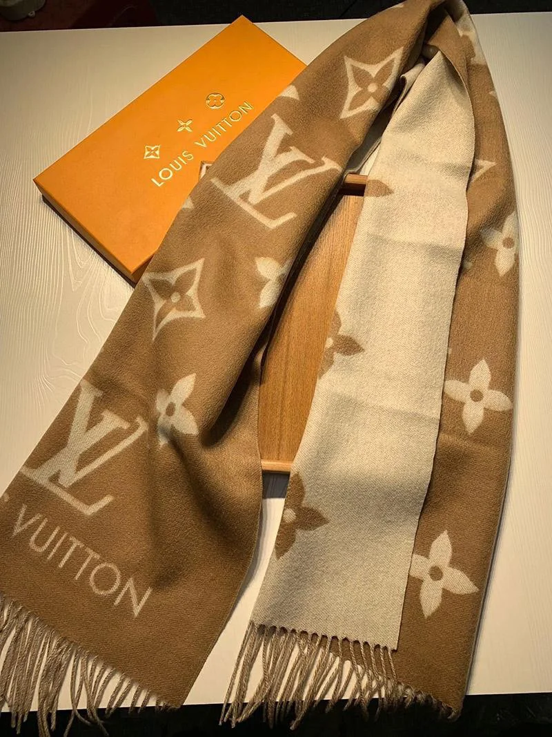 ルイヴィトン エシャルプ・モノグラム偽物N級品 ストライプス マフラー vuj25134