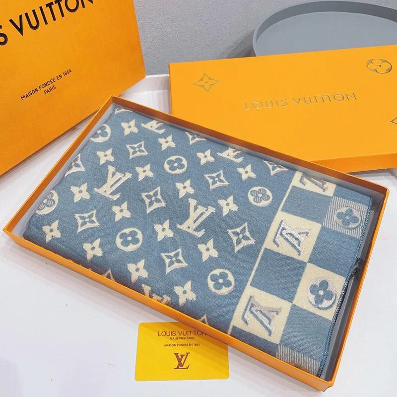 注目商品【ルイヴィトン】エシャルプ・モノグラム コピーストライプス マフラー vuk51361