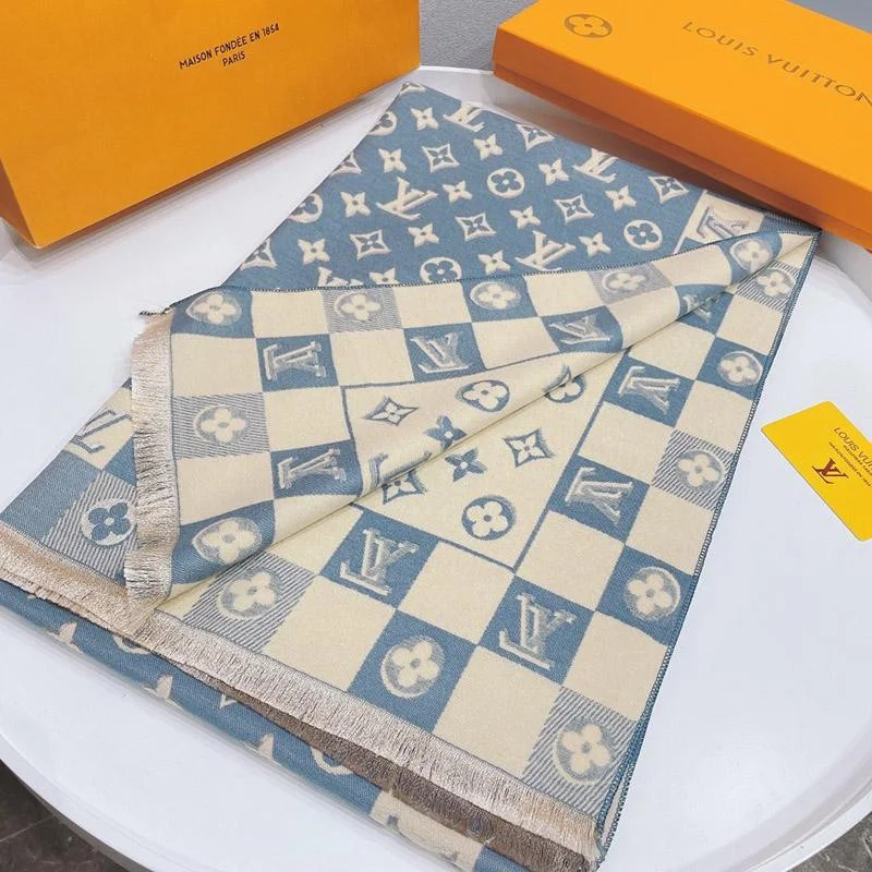 注目商品【ルイヴィトン】エシャルプ・モノグラム コピーストライプス マフラー vuk51361