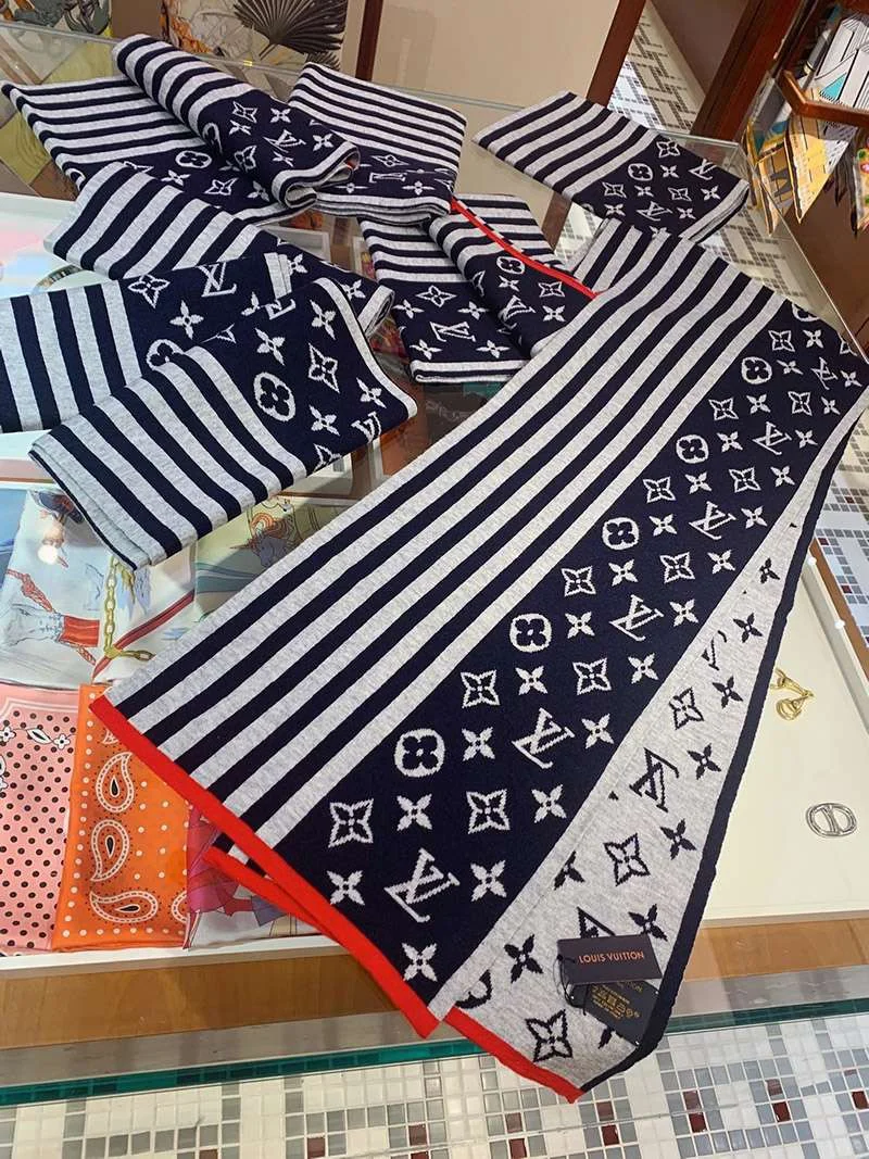 新色☆希少 ルイヴィトン カシミヤ タッセル マフラ vuq86813