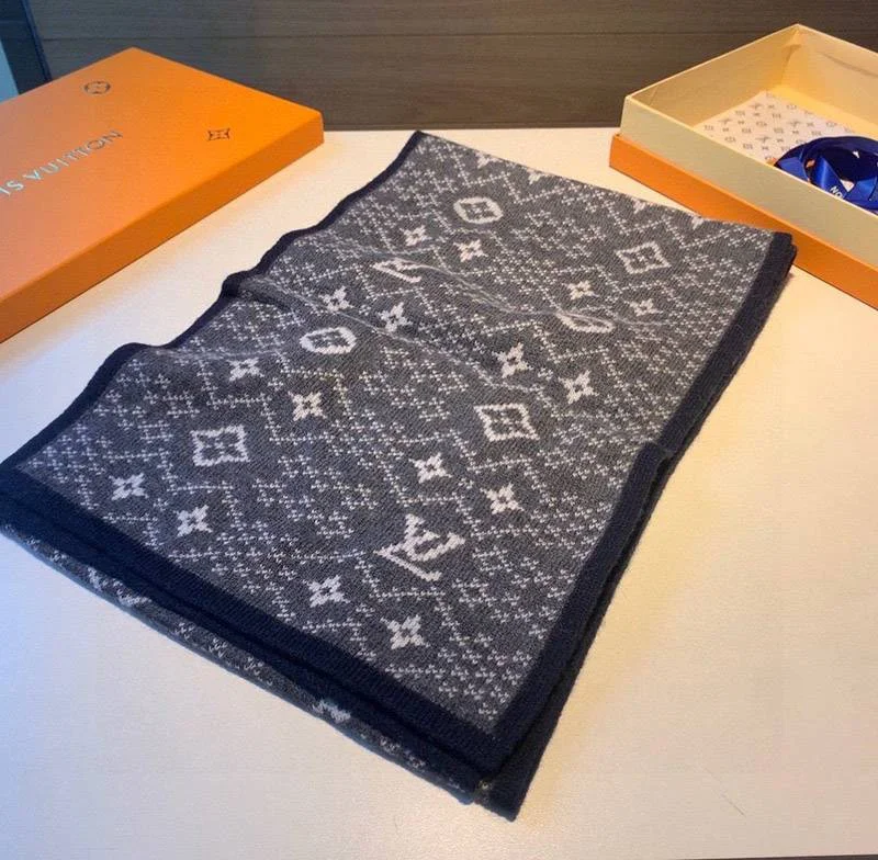 超人気 ルイヴィトン カシミヤ ニット マフラ 偽物N級品 vuz34507