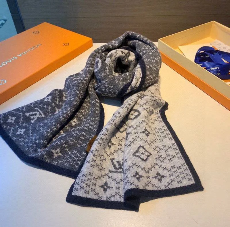 超人気 ルイヴィトン カシミヤ ニット マフラ 偽物N級品 vuz34507