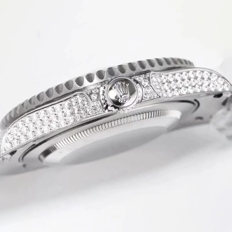 新作 Rolex ロレックス GMTマスター2 コピー 時計 自動巻き メンズ シルバー 116769TBR