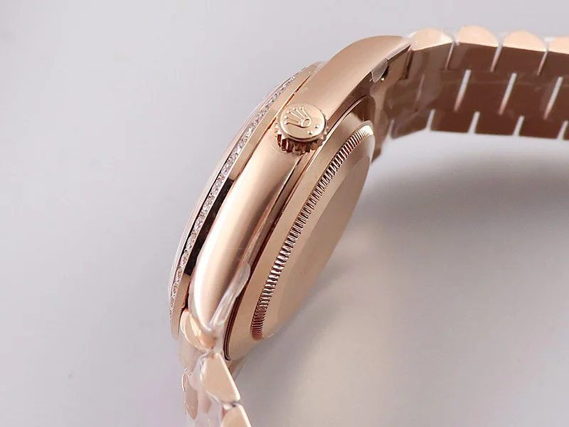 ロレックス ROLEX デイデイト 偽物 時計 40mm チョコレート メンズ 228345RBR