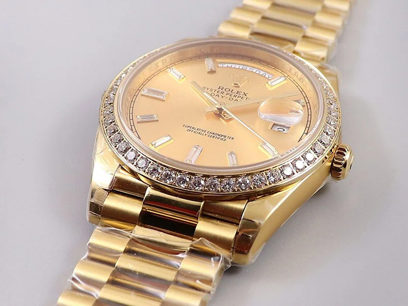 ロレックス ROLEX スーパーコピー 腕時計 デイデイト 40mm シャンパン メンズ 228348RBR