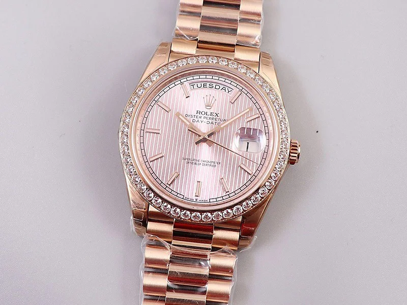 ロレックスROLEX スーパーコピー デイデイト腕時計 40mm ブラック メンズ 228349RBR
