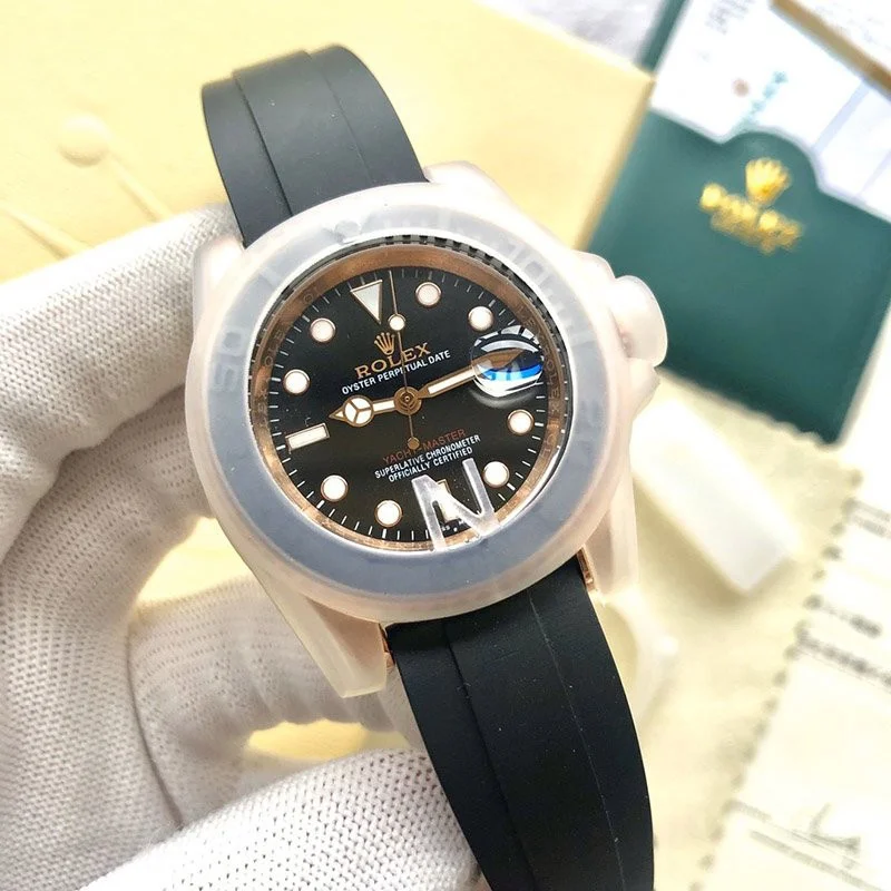 ロレックス ヨットマスター スーパーコピー 腕時計 37mm ブラック268655