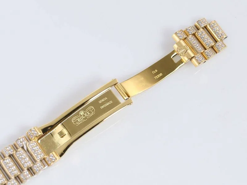 ロレックス コピー 時計 デイデイト メンズ シャンパン 全面ダイヤド 39MM rob94991