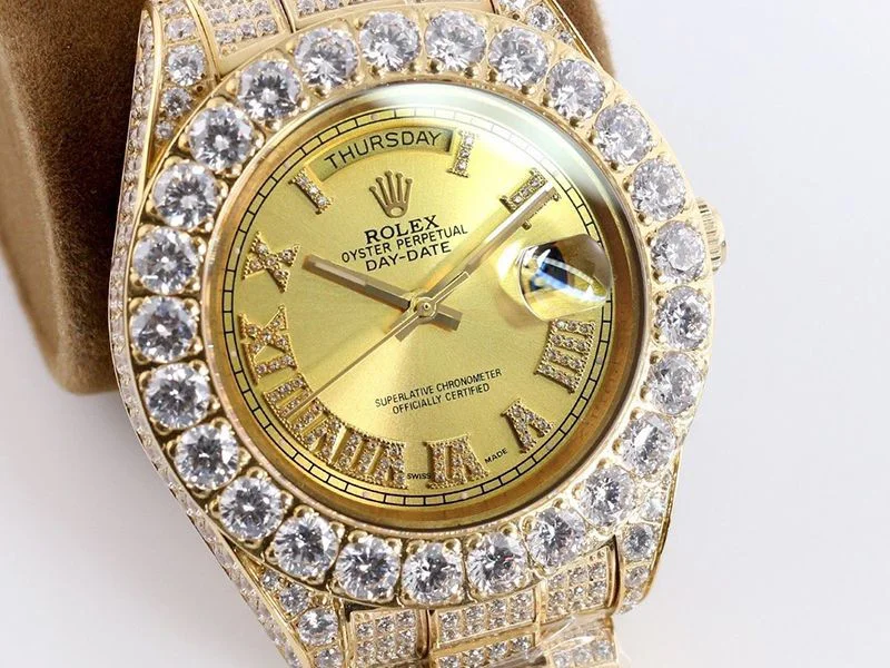 ROLEX ロレックス 時計 スーパーコピー 39MM メンズ ダイヤモンドベゼル デイデイト roc18378