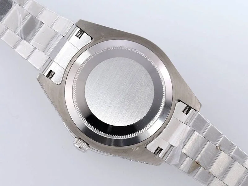 ロレックス ROLEX スーパーコピー 腕時計 39MM メンズ シルバー 全面ダイヤ デイデイト roj10057