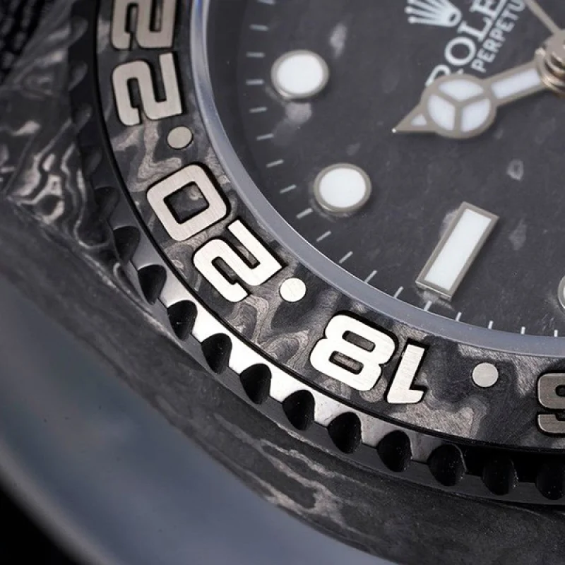 Rolex ロレックス DiW 偽物 カーボン GMTマスター Ⅱ 腕時計"ALL CARBON BLACK" ror37745