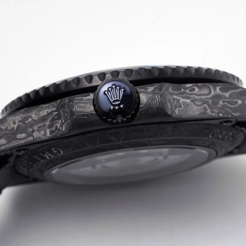 Rolex ロレックス DiW 偽物 カーボン GMTマスター Ⅱ 腕時計"ALL CARBON BLACK" ror37745