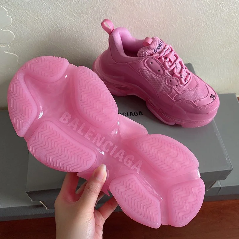 【日本未発売】2021SS[バレンシアガ スニーカー 偽物]SNEAKER★トリプルS コピー クリアソール 544351W2FB11000