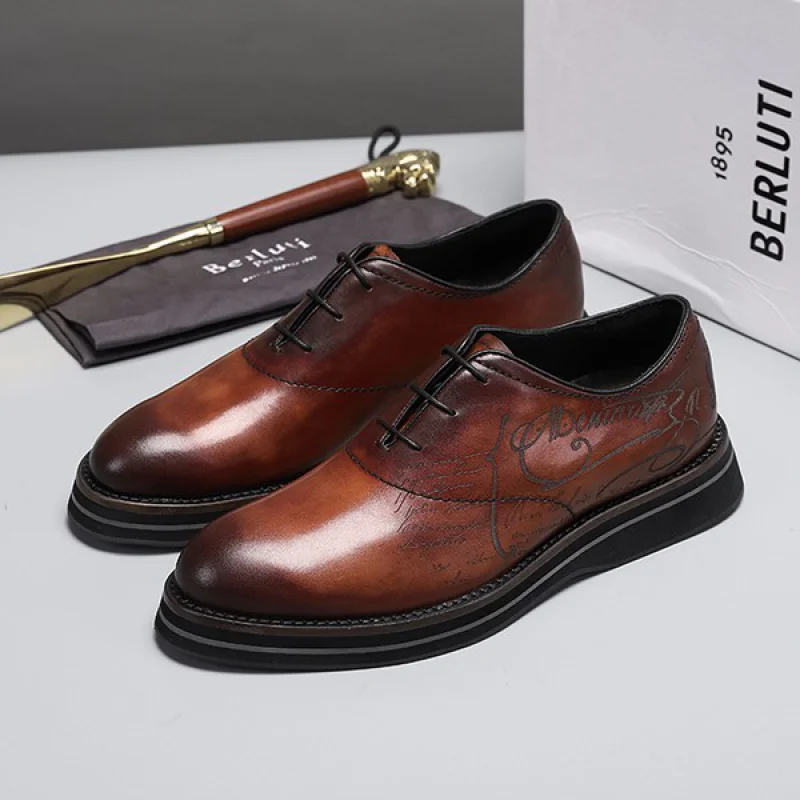 【22/23AW】ベルルッティ 偽物 メンズ ビジネスシューズ bee21808