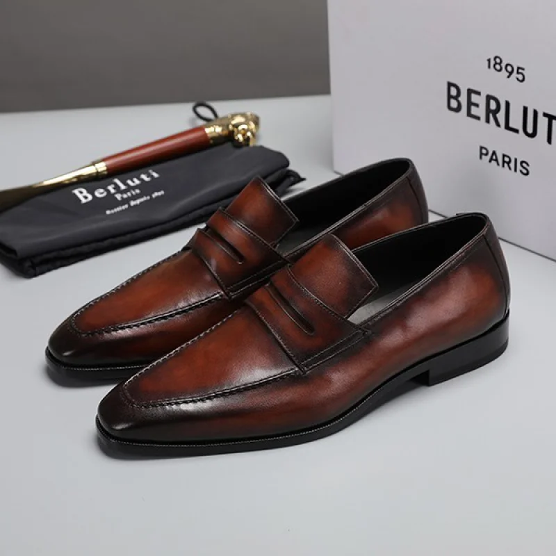 超限定♪【ベルルッティ コピー】レザー オックスフォード bel53786