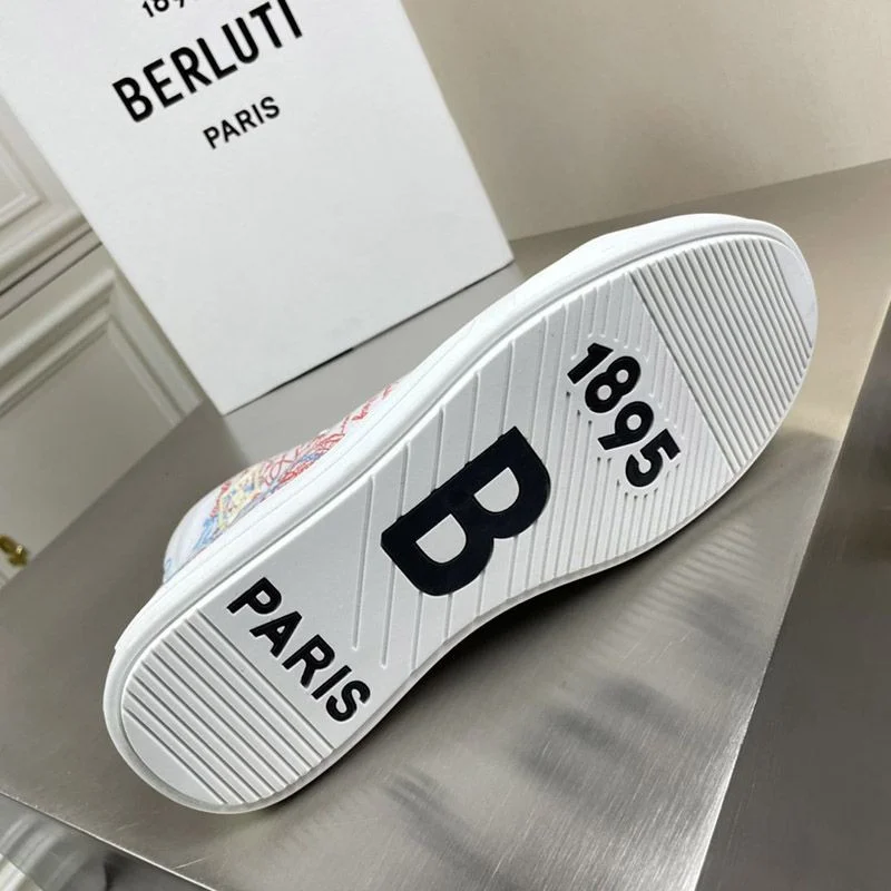 ベルルッティ スニーカー 偽物 超人気◆ベルルッティ◆ScrittoCanvas ハイカット ben57217